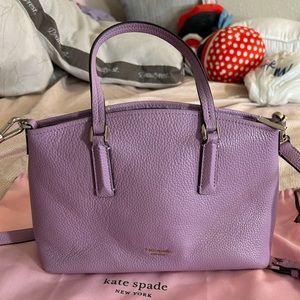 Kate spade lavender bag with crossbody strap